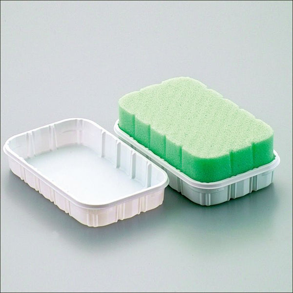 【日本製 | 雙面可用】日本天然植物蠟海綿鞋擦 皮鞋擦 Japanese Sponge Shoe Polisher