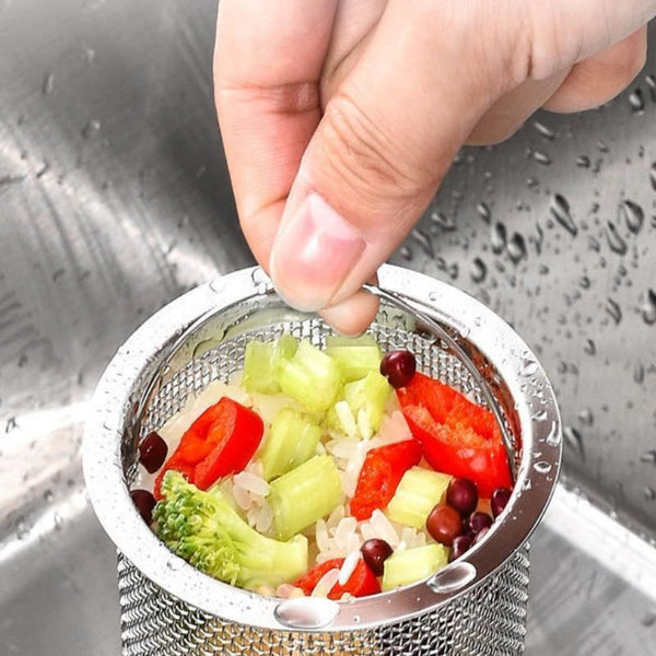 YNI日式洗手盆水槽隔 不銹鋼廚房鋅盤過濾網 YNI Japanese-Style Sink Strainer Stainless Steel Kitchen Zinc Basin Filter