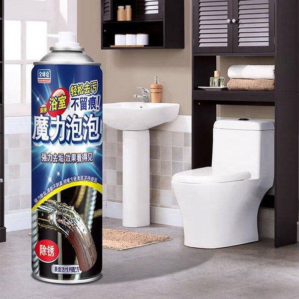 【520ml】浴室泡泡清潔劑 強力去垢去污劑 Bathroom bubble cleaning spray Tile and glass cleaner Strong kitchen stain remover Rust remover