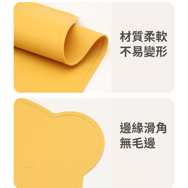 日式寶寶吃飯餐墊 熊熊防滑餐墊 兒童餐桌墊 Baby placemats Bear non-slip placemats children's table mats