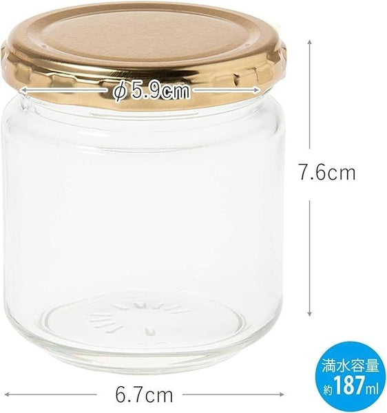 【日本製】日本玻璃密封罐 果醬瓶 【Made in Japan】Japanese Glass Jars