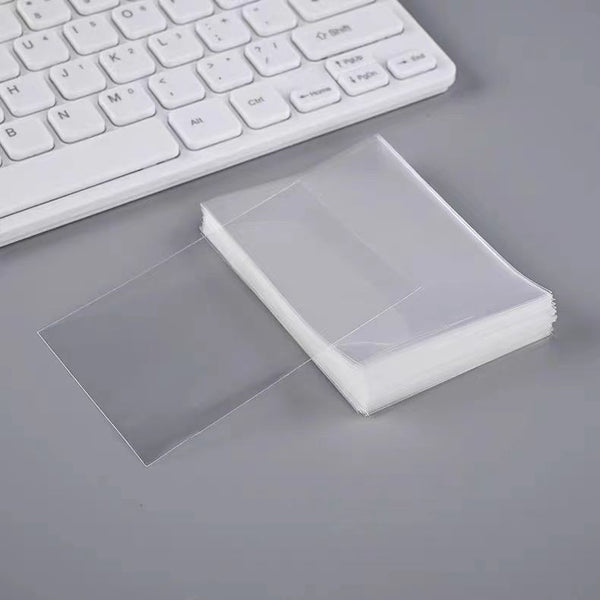 【高清透亮 | 50pcs】韓國優質卡膜 透明卡套 卡片保護套  Korea Quality Card Film Transparent Card Sleeves card