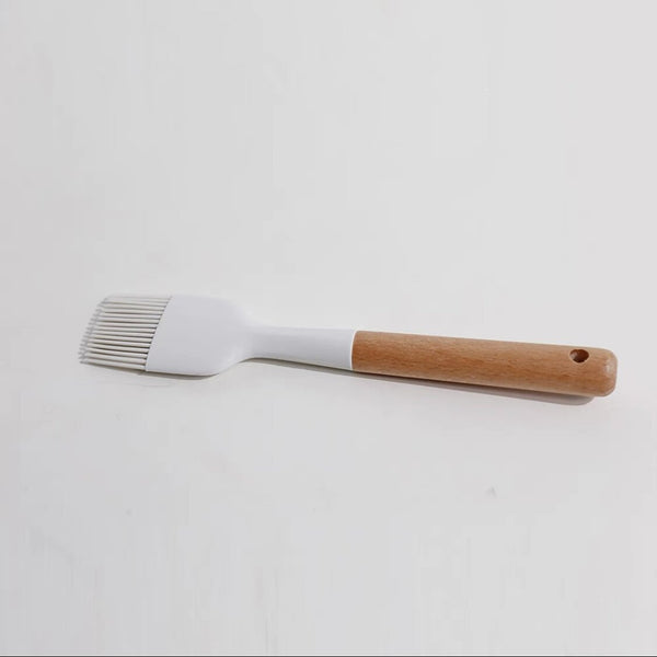 日式木系廚具 白色木柄矽膠廚具 食物夾 刮刀 鏟 油刷 打蛋器 抹刀 Japanese Wooden Kitchen Utensils White Wooden Handle Silicone Kitchen Utensils Food Clip Spatula Spatula Oil Brush Egg Beater Spatula