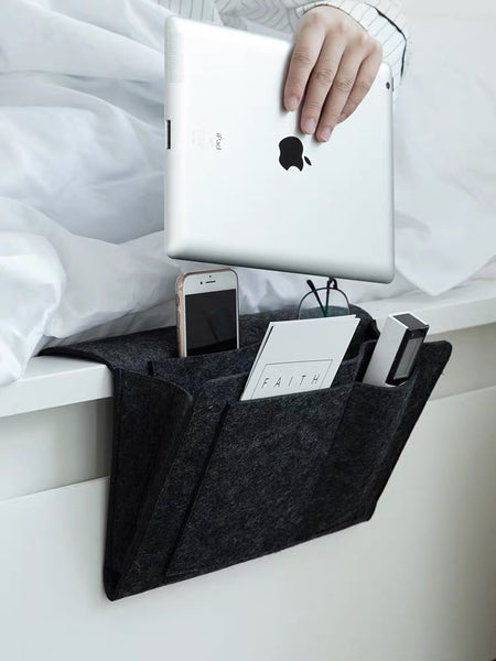 毛氈床頭收納袋 Bedside hanging storage bag