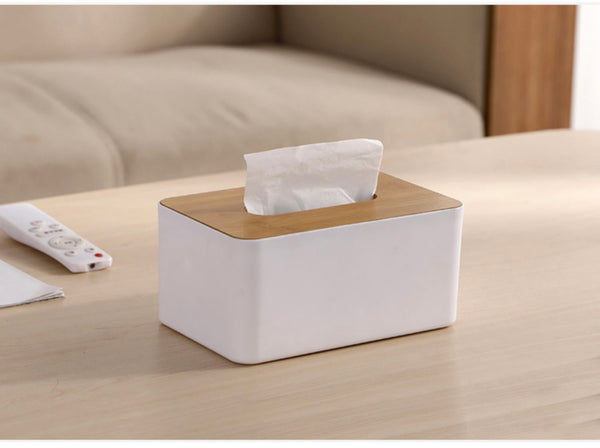 木蓋紙巾盒 wooden cover tissue box