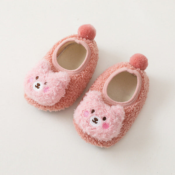 【初生-2歲】嬰兒地板襪 初生嬰兒襪 加厚寶寶地板鞋 嬰兒襪 【Newborn-2years old】Baby non slip socks toddler socks new born kids warm socks winter socks