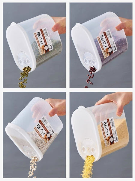 【日本製】食品密封保鲜盒 豆類五殼收納盒 1.5L Food container