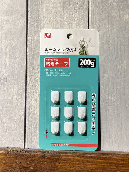 (9個裝) 日式小掛勾 3M無痕粘貼 貼牆 貼門 粘鈎 (9pcs) Japan KM small hook 3m hooks (adhesive type)