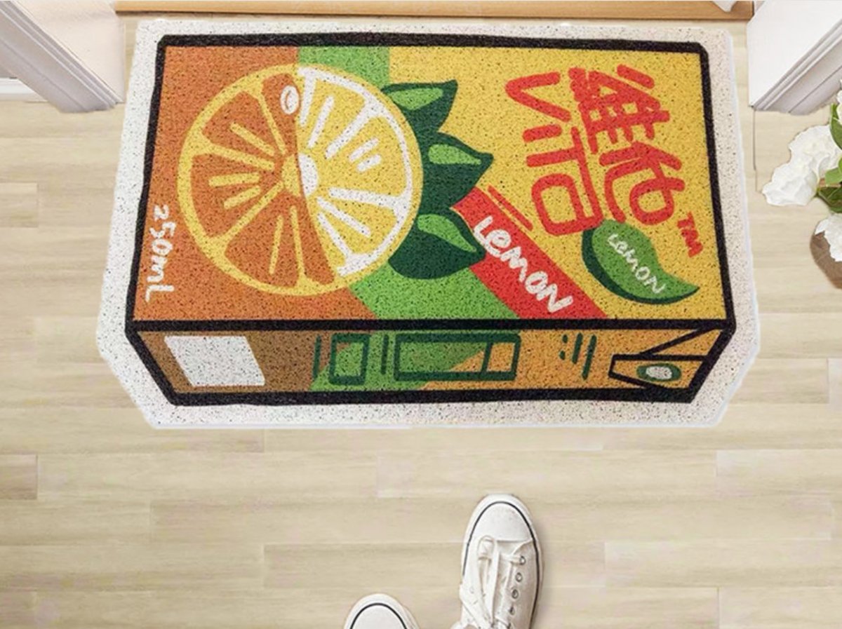 香港本土懷舊零食地墊 Hong kong vintage snacks door carpets