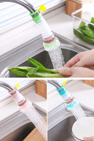 水龍頭旋轉過濾器 rotating Splash-proof water filter water purifier