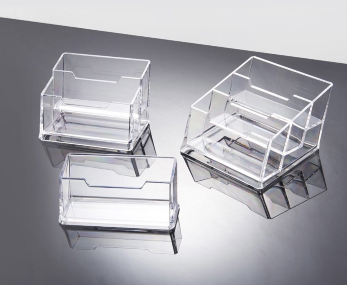 辦公室卡片座 卡片座  (單層） Business Card Holder for Desk Office Business Card Stand