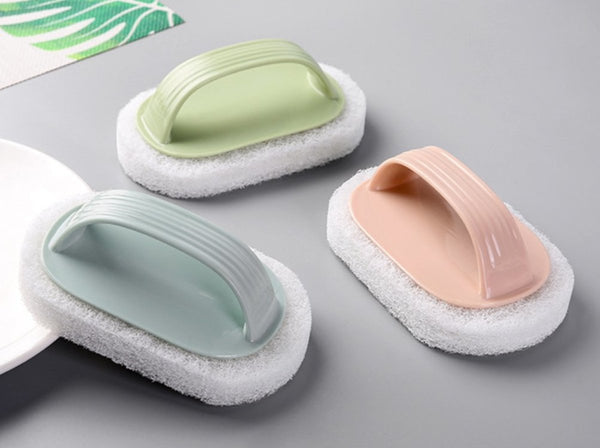 金剛砂浴室百潔刷 Heavy duty sponge cleaning brush