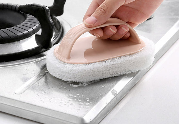 金剛砂浴室百潔刷 Heavy duty sponge cleaning brush