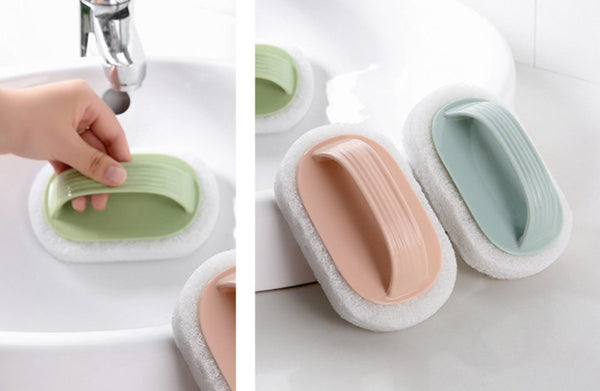 金剛砂浴室百潔刷 Heavy duty sponge cleaning brush