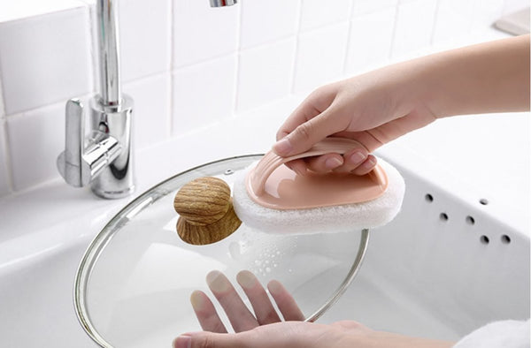 金剛砂浴室百潔刷 Heavy duty sponge cleaning brush