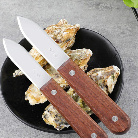 胡桃木生蠔刀 Oyster Shucking Knife