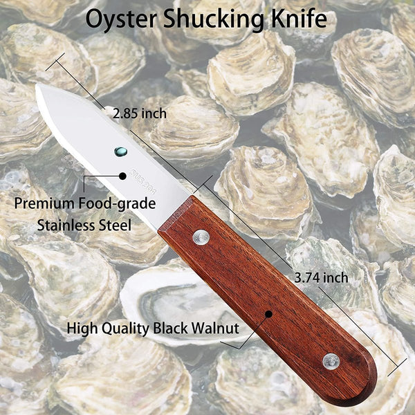 胡桃木生蠔刀 Oyster Shucking Knife
