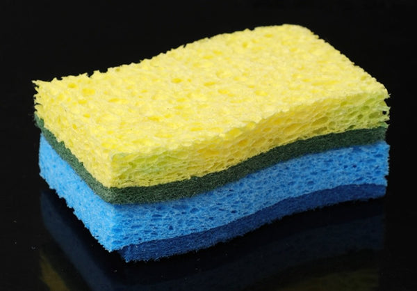雙層木漿海綿百潔布 Double-layer wood pulp sponge