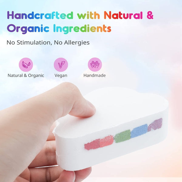 彩虹浴球浴鹽 rainbow bath bombs