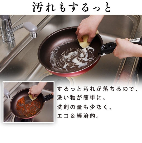 IRIS日式可拆式鑽石不粘平底鑊(六件裝) Japan IRIS Diamond coating frying pans & pot(6pcs set)