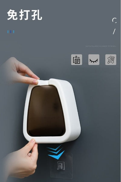 免穿孔牆掛式洗手間馬桶刷 Wall-mounted toilet cleaning brush