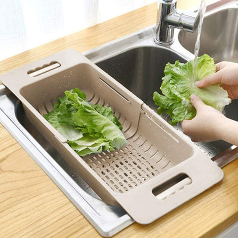 伸縮式多功能洗菜籃 Collapsible Colander Drain Basket