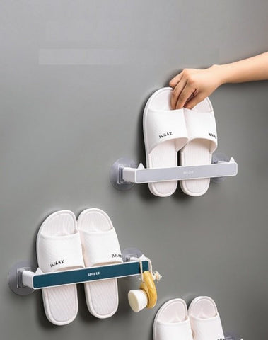 免釘牆黏貼式掛架 Wall Mounted Slipper Rack