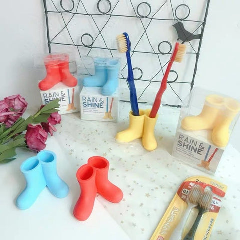 矽膠雨鞋牙刷架座 Silicone mini rain boots toothbrush holder