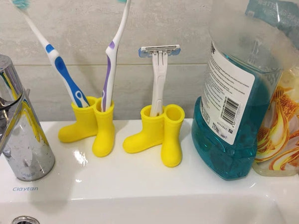 矽膠雨鞋牙刷架座 Silicone mini rain boots toothbrush holder