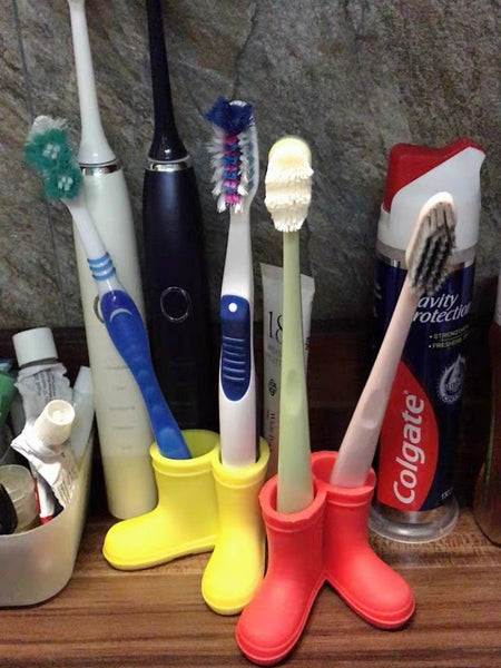 矽膠雨鞋牙刷架座 Silicone mini rain boots toothbrush holder