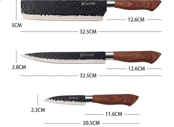Cutlery 料理刀具套裝 Everrich kitchen knives set