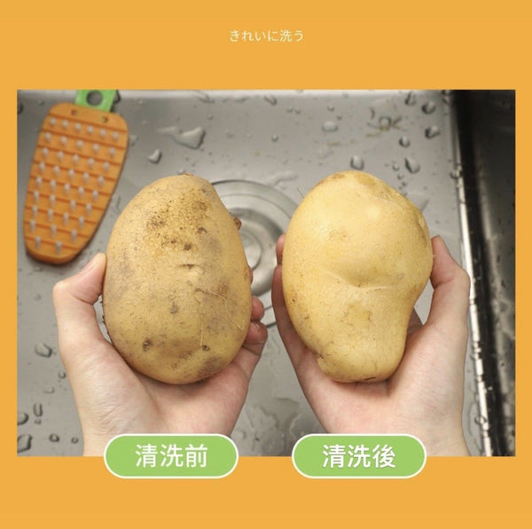 日本製蔬果清洗刷 (可彎曲) Japan Flexible Fruit and Vegetable Brush