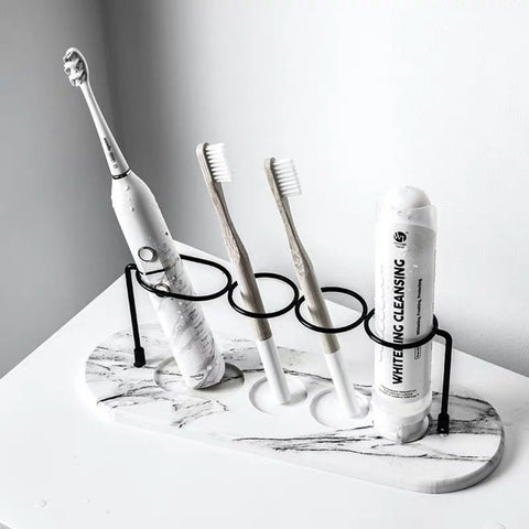 雲石紋珪藻土牙刷架 Diatomite Toothbrush Stand