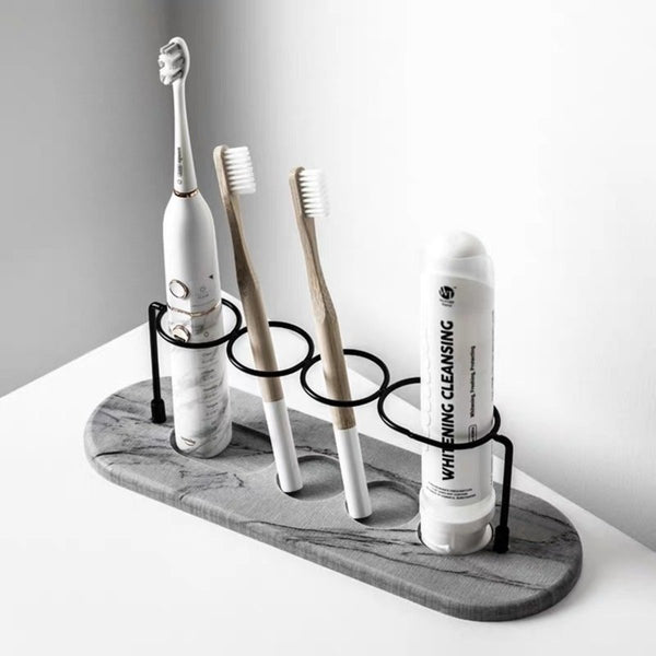 雲石紋珪藻土牙刷架 Diatomite Toothbrush Stand