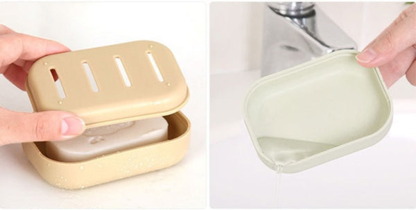雙層帶蓋香皂盒 Double-layer soap box with lid