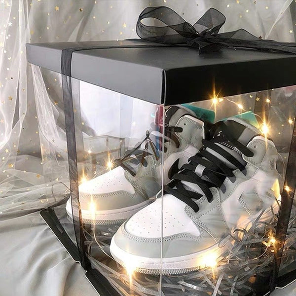 生日蛋糕透明包裝盒 (不連絲帶)White Transparent Cake Boxes