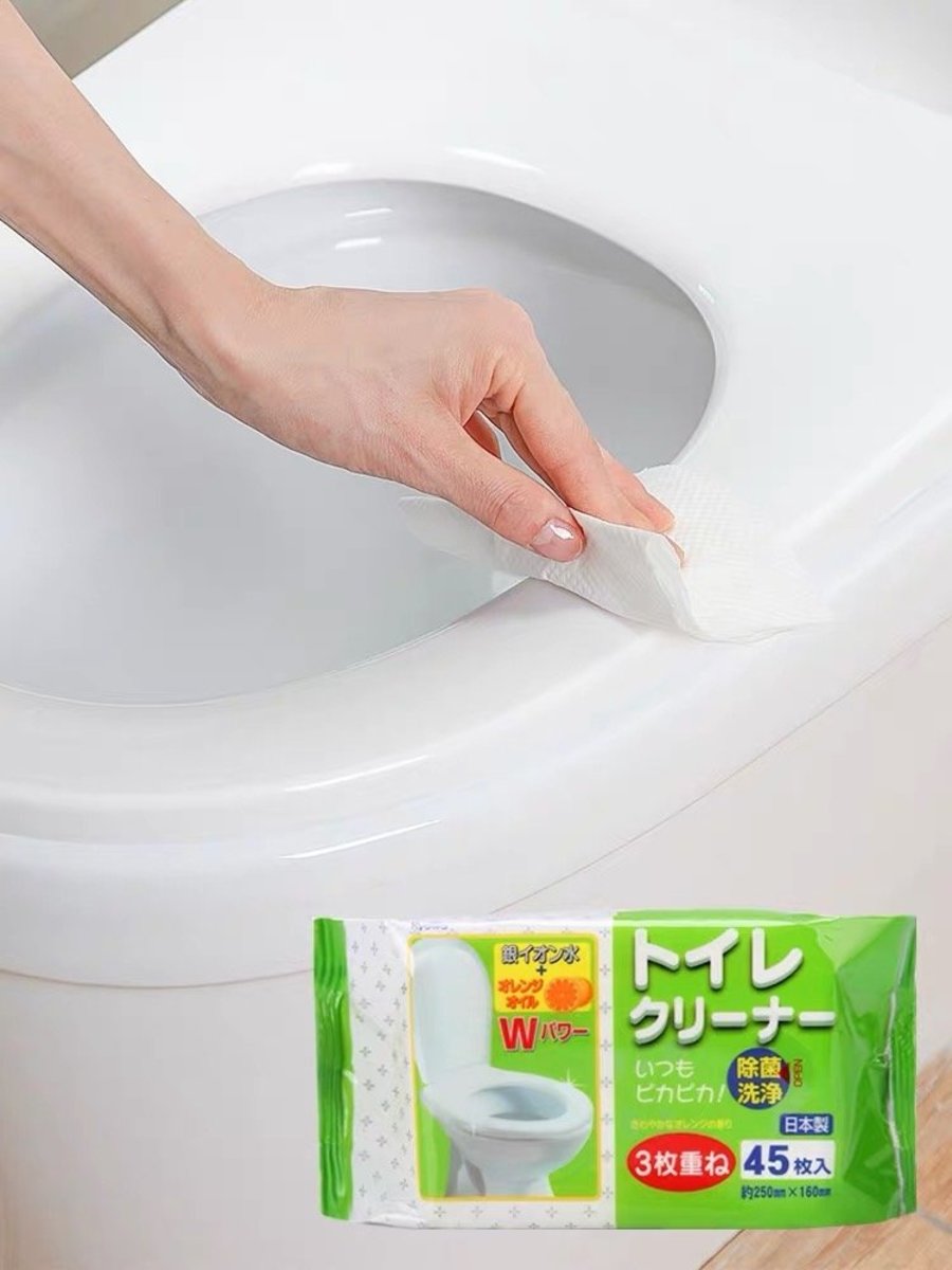 日本製銀離子潔廁濕紙巾 apan toilet cleaning wipes
