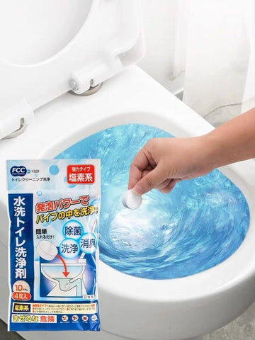 日本製多效馬桶清潔片 Japan Ultra Clean Toilet Tablets Sanitary (4pcs)