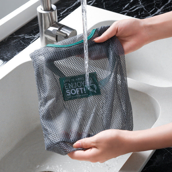 廚房可掛式蔬果收納網袋Vegetable hanging storage bag breathable