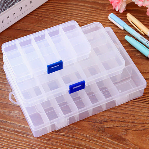 （間隔可調節) 多格五金零件分格盒 Adjustable screw storage box