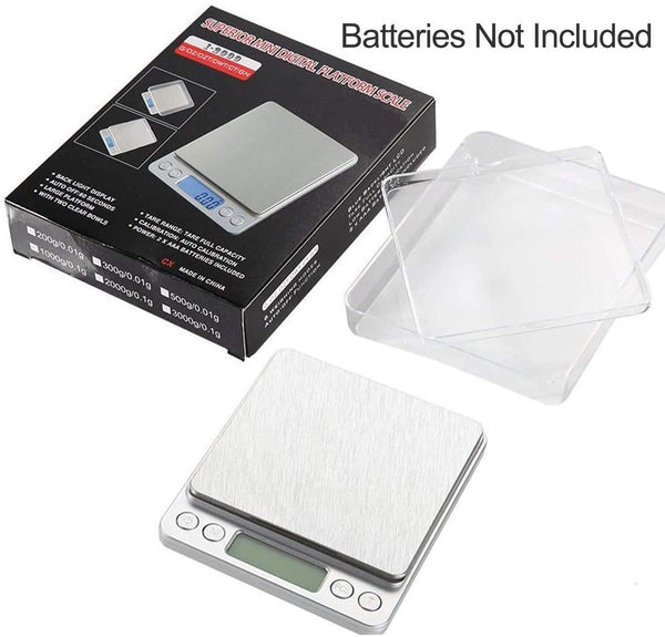 高精度電子秤 (連透明秤盤2個) (3pcs) Digital Kitchen Scale