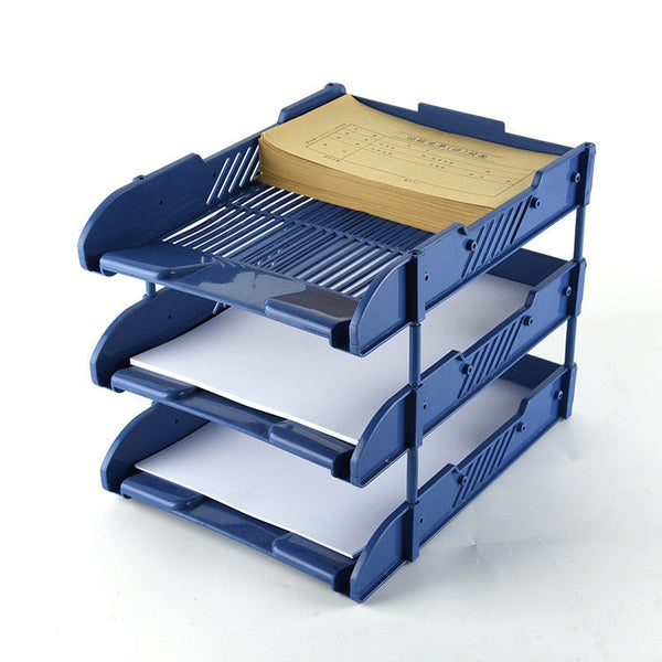 多層文件收納架 (固定式) 3-Tier Document Tray Letter Trays