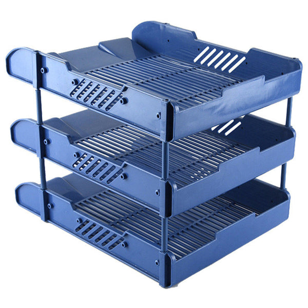 多層文件收納架 (固定式) 3-Tier Document Tray Letter Trays