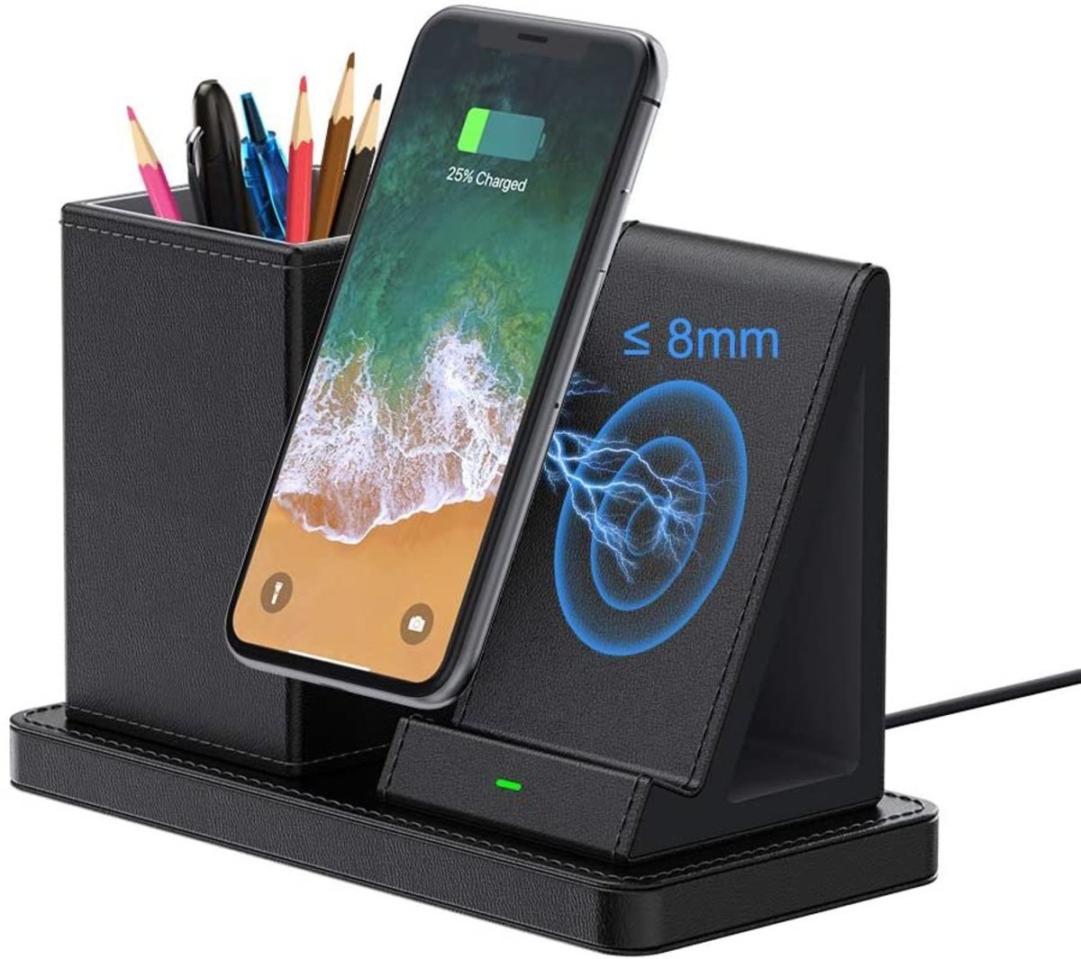 無線充電座連筆筒 Pen Holder with Wireless Charger