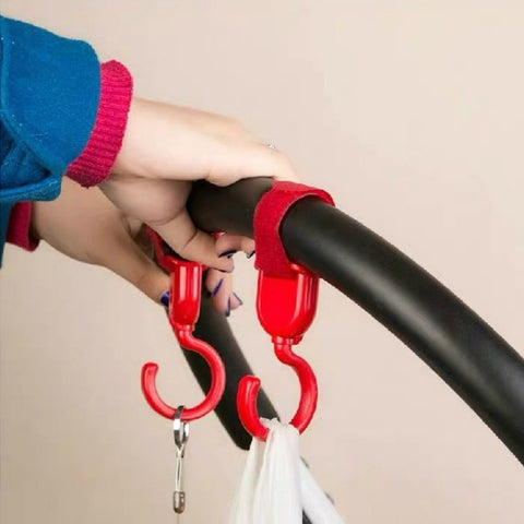 (兩個裝) 多功能車子掛勾 嬰兒車掛勾 (2pcs) Multi-functional Velcro S-shaped Hook-Baby Stroller
