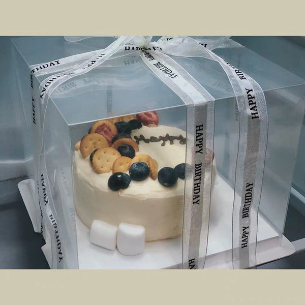 生日快樂HAPPY BIRTHDAY字樣 生日蛋糕盒絲带  HAPPY BIRTHDAY Ribbon birthday cake box party birthday present gift