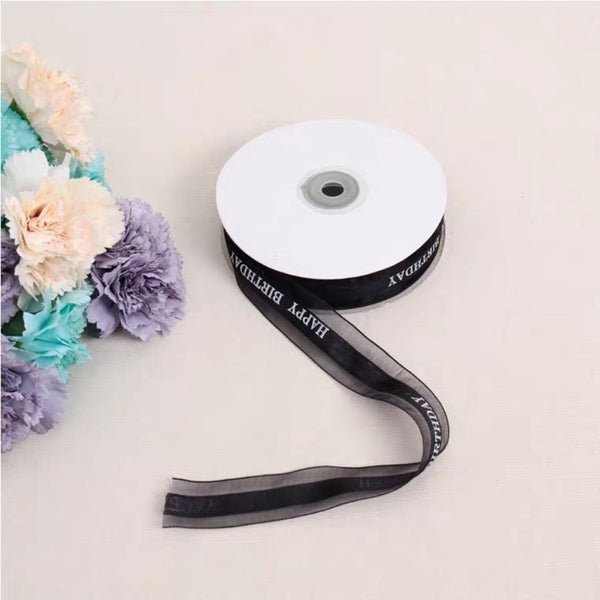 生日快樂HAPPY BIRTHDAY字樣 生日蛋糕盒絲带  HAPPY BIRTHDAY Ribbon birthday cake box party birthday present gift