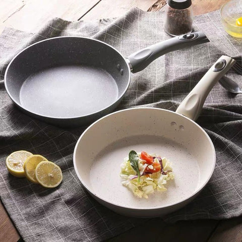 日式麥飯石不粘平底鍋 Maifan Stone Flat-bottomed non-stick cooking wok
