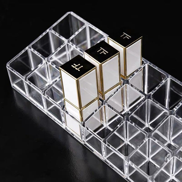12格透明唇膏收納展示架 口紅 化妝品 Storage Boxes 12 Lipstick Cosmetic Display Lipstick holder