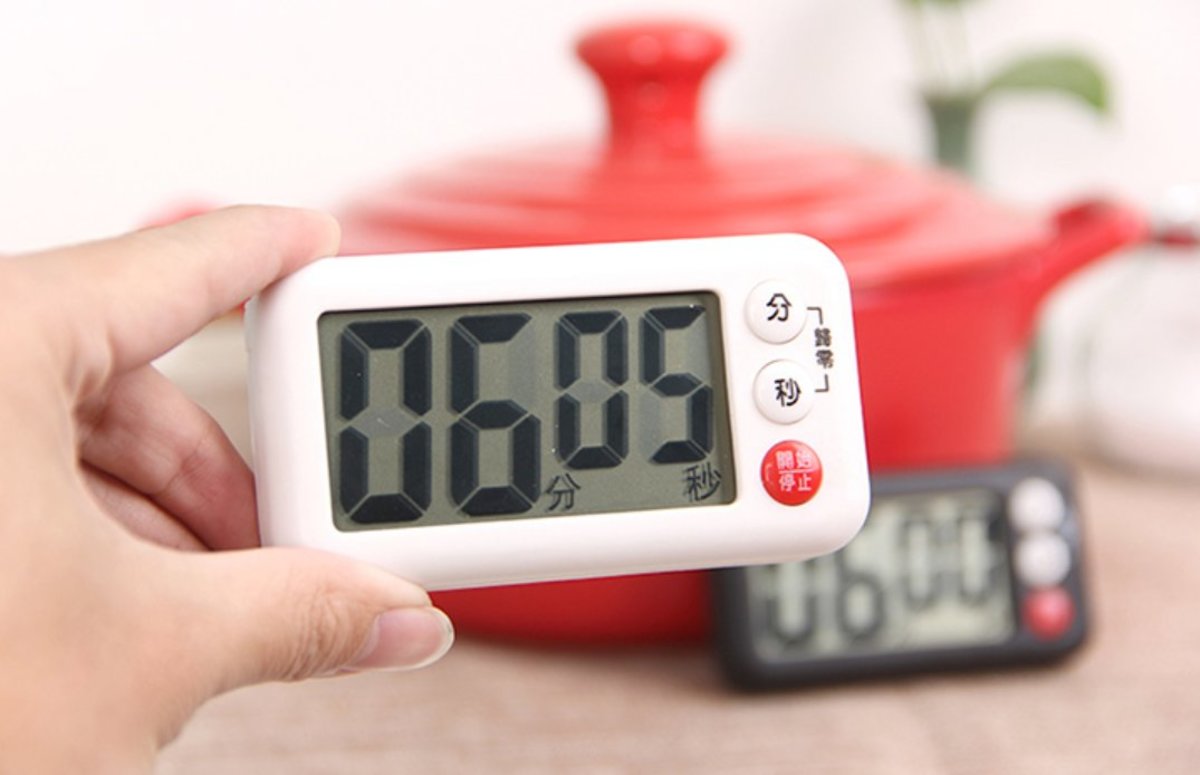 日本煮食計時器 (吸磁可貼雪櫃) Japan kitchen timer (magnetic) – 小柑家品